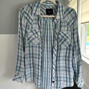 Rails Plaid Shirt Blue! Size XS